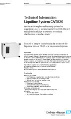 Liquiline system CAT820