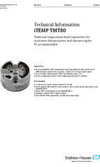 iTEMP® TMT80 technical information