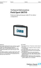 Field Xpert SMT50 technical information