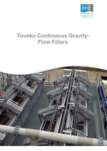 Toveko continuous flow gravity-flow filters