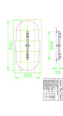 FHS Four-Seater Seesaw Technical Drawing