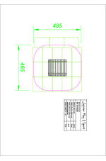 907120220R Beach Box Layout CAD Drawing