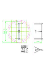 901240100 Single Point Swing CAD