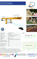 904721400R Four Seater See-Saw Specification Sheet