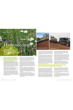 Wildflower hydroseeding