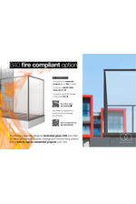 BA Systems - B40 fire compliant glass balustrade for balconies