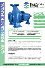 CHC Centrifugal Pump - Datasheet PDF