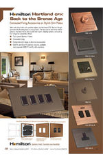 Hartland CFX Bronze switches and sockets