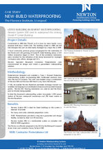 Case study: Basement waterproofing, The Florence Institute Liverpool