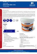 CWC Cold Wall Coating System 800 data sheet