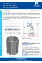 Newton Titan-2 sump pumping Data Sheet