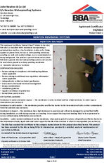 CDM 508 Mesh Membrane BBA Certificate