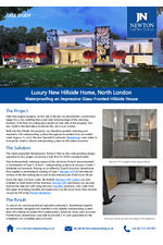 Case study: luxury new hillside home, North London