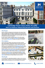 Newton Luxury London Hotel Waterproofing Case Study 