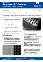 HydroBond 410 Geodrain Data Sheet