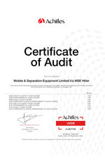 MSE Hiller UVDB audit