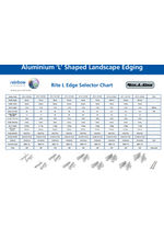 Rite-L-Edge selector sheet