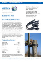 C203 Buckle tree ties data sheet