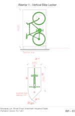 Warrior 1 tech drawing