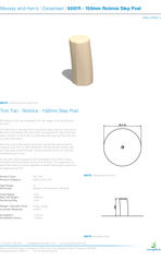 150mm Robinia Step Post - 6001R