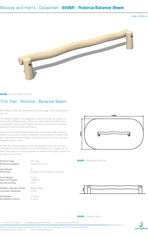 Robinia Balance Beam - 6006R Datasheet