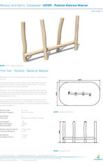 Robinia Balance Weaver - 6010R Datasheet