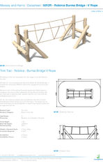 Robinia Burma Bridge V Rope - 6012R Datasheet