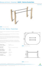 Robinia Parallel Bars - 6023R Datasheet
