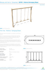 Robinia Swinging Steps - 6015R Datasheet