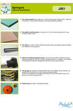 Camper Van springer (J951) - materials