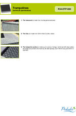Built-in trampoline (R34-ETP-000) - materials