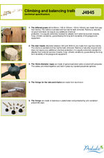 Mini timber trim trail (J4945) - materials