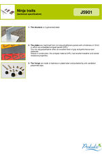 Slanted steps J5901 - materials