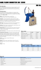 Flow booster SB 1200