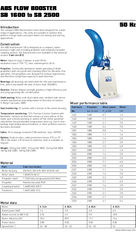 Flow booster SB 1600 to 2500