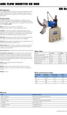 Flow booster SB 900