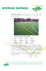 Artificial sports surfaces