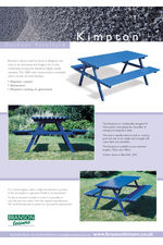 Kimpton A-frame steel frame picnic set