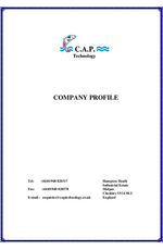 Company profile brochure