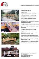 Ornamental bridges under 10m