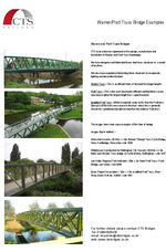 Warren and Pratt Truss bridges