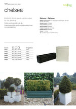 Chelsea planters product sheet