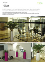 Pillar planters product sheet