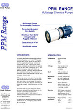 PPM multistage chemical pumps brochure
