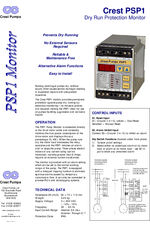 PSP dry run protection monitor brochure