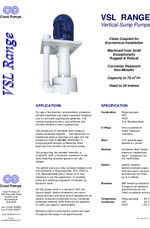 VSL vertical sump pumps brochure