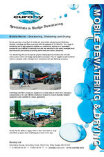 Mobile dewatering and drying
