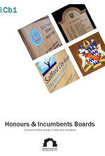Honours and Incumbents Boards brochure