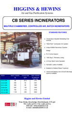 CB series incinerator
