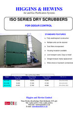 ISO series dry scrubbers for odour control